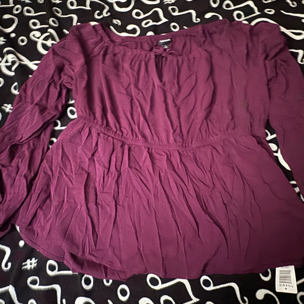 Torrid Deep Purple Blouse